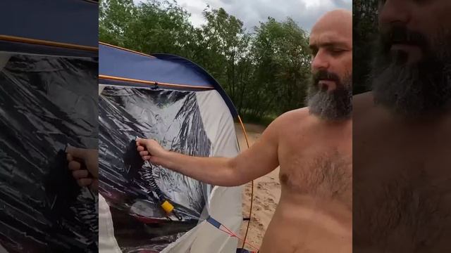 Надежность окна в походной бане Твоя Банька #shibargan #Твоябанька смотреть онлайн