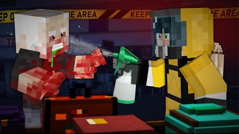 ЗАЧИСТКА ЗОМБИ АЭРОПОРТА- Страшилки Minecraft смотреть онлайн