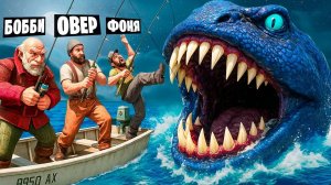ПОЙМАЛИ ОГРОМНОГО МОРСКОГО МОНСТРА! 7 ДНЕЙ ВЫЖИВАНИЯ НА РЫБАЛКЕ
