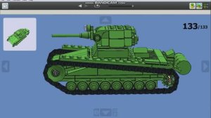 Танк Т-26 из ЛЕГО (версия 2) (инструкция по сборке)