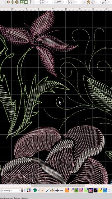 WILCOM ES: Цвет направляющей сетки