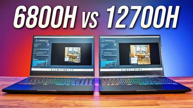 Best Laptop CPU? AMD Ryzen 7 6800H vs Intel i7-12700H смотреть онлайн