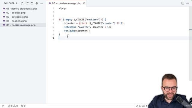 32-05. Implement a Cookies Message (Bonus) смотреть онлайн