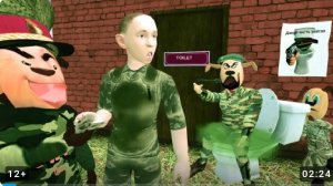 Скулбой 2 против Тимохи в Армии - Часть 3 ( Ну чё ты лысый...плаки плаки ? ) в