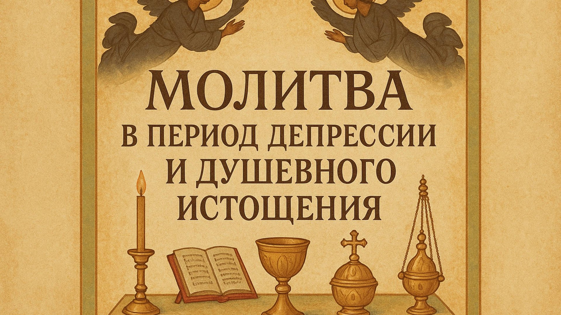 Молитва в период депрессии и душевного истощения смотреть онлайн