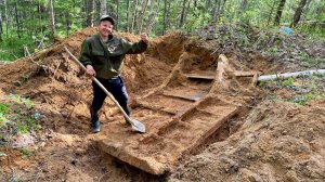 ТЯЖЁЛЫЙ МЕТАЛЛОКОП В ТАЙГЕ. ОГРОМНАЯ НАХОДКА ОТ ТРАКТОРА ВРЕМЁН СССР.