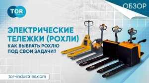 Электрические тележки (рохли). Как выбрать рохлю под свои задачи?