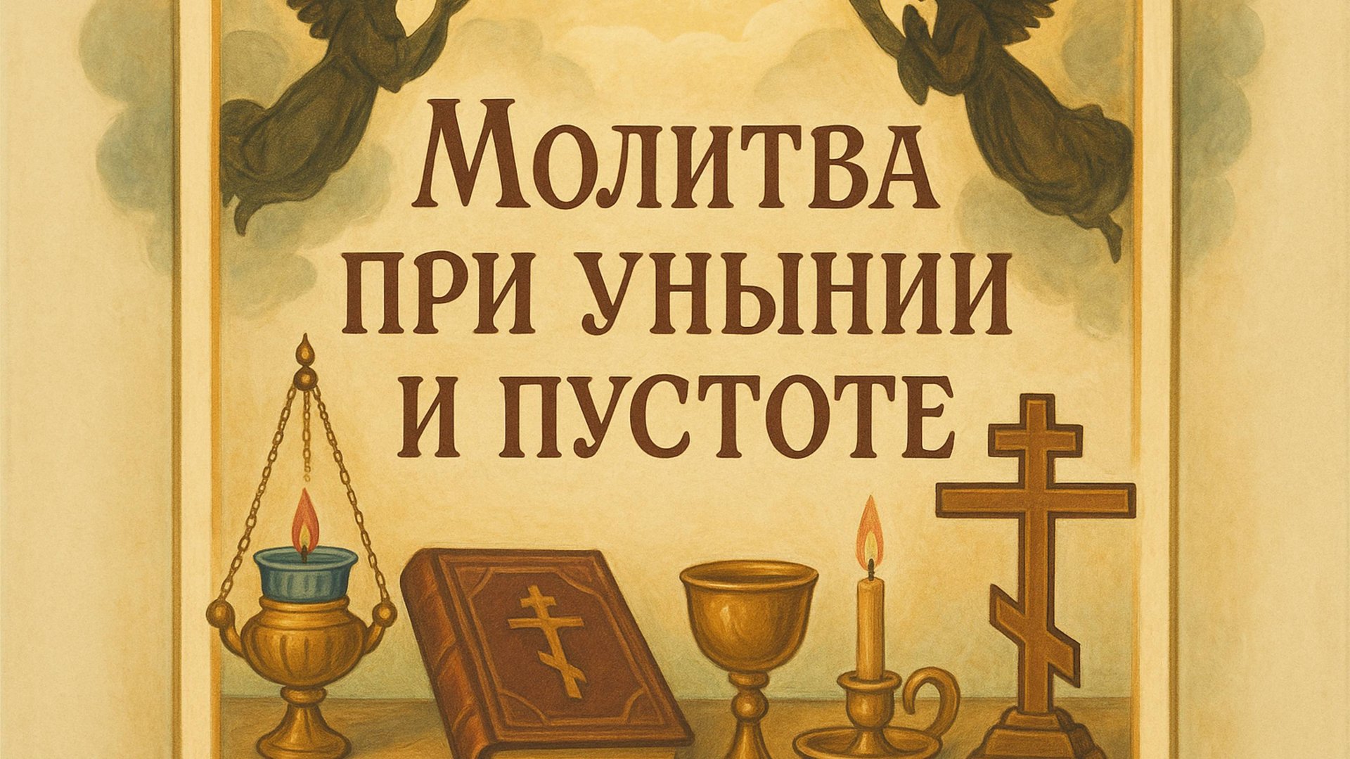 Молитва при унынии и пустоте смотреть онлайн