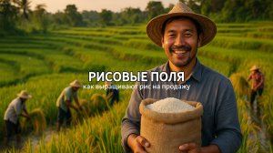 Как выращивают рис на продажу 🍚