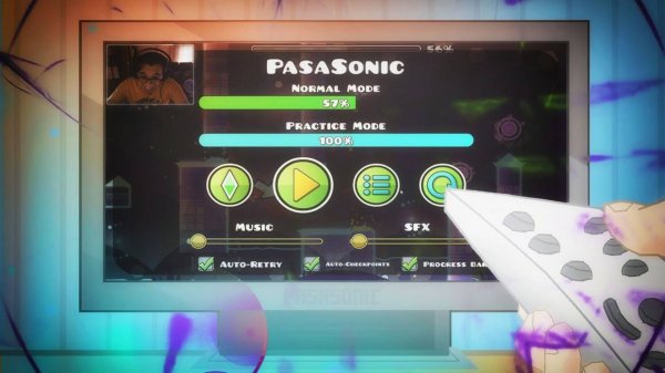 Очень ПРОТИВНЫЙ ДЕМОН - Panasonic в Geometry Dash