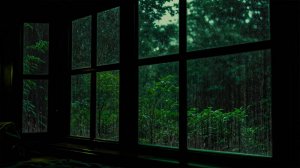 Звуки Дождя и Грозы за Окном | Фоновый Дождь 24/7