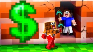 МЫ УМЕНЬШИЛИСЬ, ЧТОБЫ ОГРАБИТЬ БАНК В МАЙНКРАФТ!