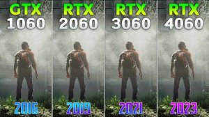 GTX 1060 vs RTX 2060 vs RTX 3060 vs RTX 4060 - Test in 8 Games