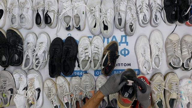 38070 Обувь спорт брендовая, 4пак, Scarpe Sportive, секонд (extra) оптом