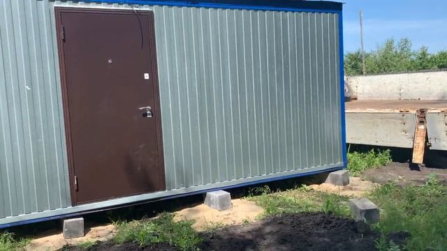 Блок контейнер - видео от клиента смотреть онлайн