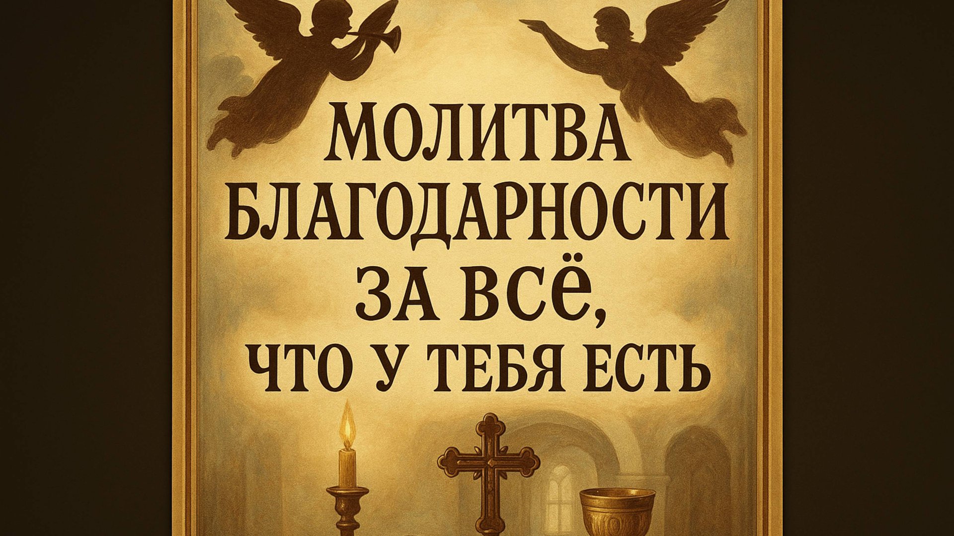 Молитва благодарности за все, что у тебя есть смотреть онлайн