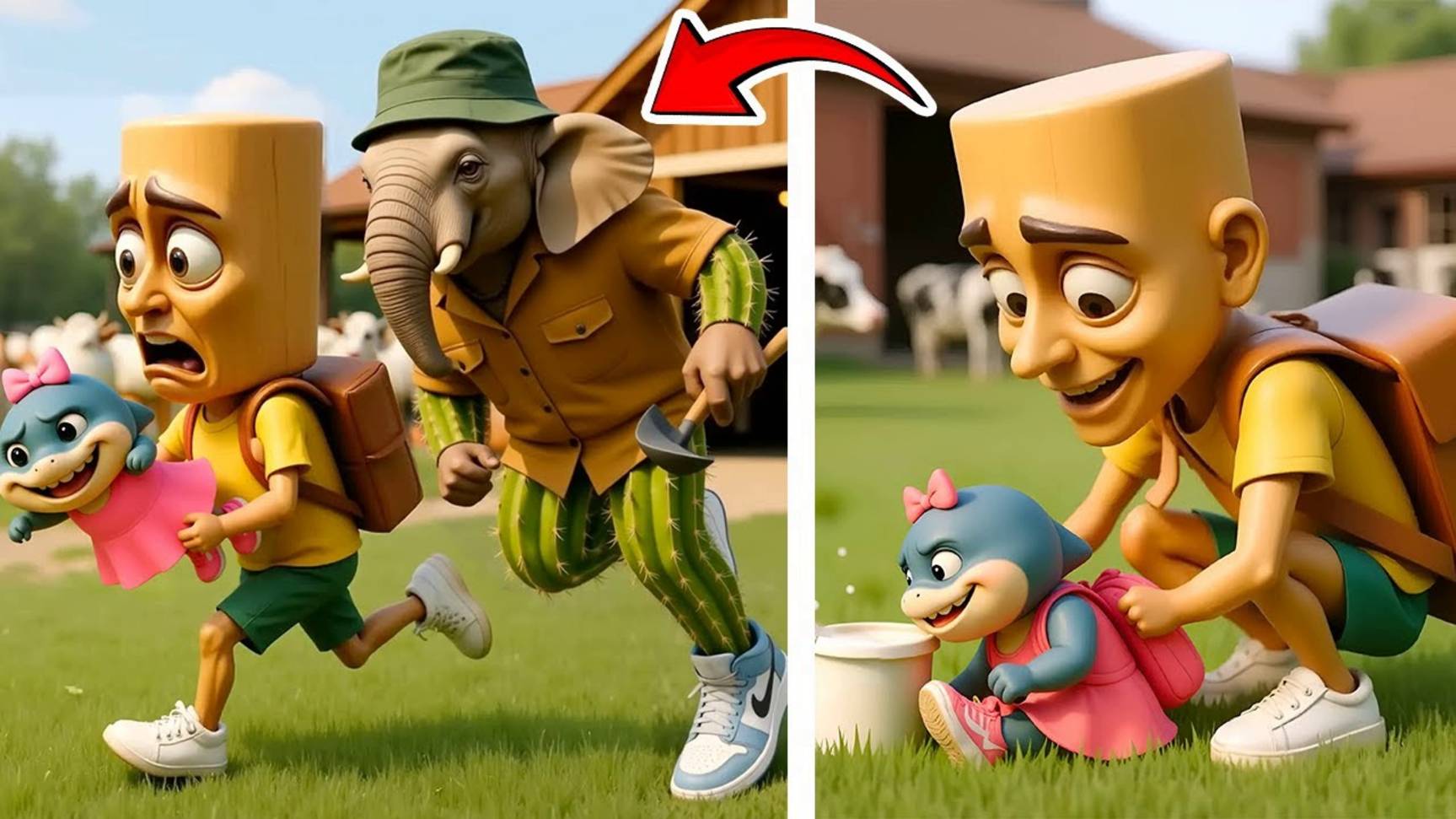 ЭТО ШОК! ТУНГ ТУНГ САХУР украл ЛИРИЛИ ЛАРИЛА КОРОВЬЕ МОЛОКО Для Малыша ТРАЛАЛЕРО! | смотреть онлайн