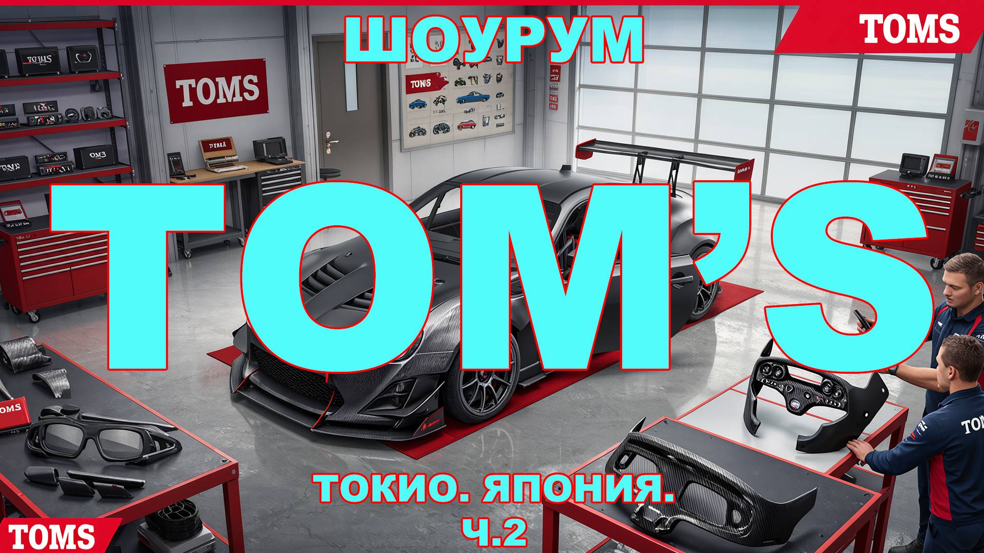 Япония. Токио. Шоурум TOM'S\TOYOTA\GAZOO RACING Часть 2 смотреть онлайн