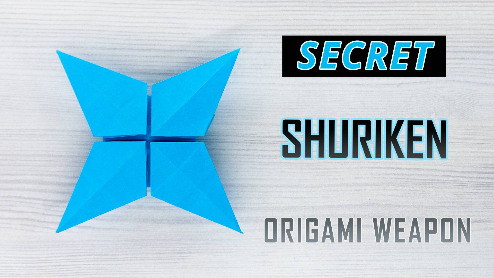 Эта бумажная звезда шокирующе опасна 😱 - Как сделать четырехугольный оригами сюрикен смотреть онлайн