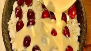 Нежный Творожный Пирог за 5 минут с вишней ТАЕТ во рту! Очень Вкусно, Просто и Быстро!