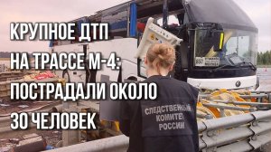 Люди вываливаются из окон. Автобус Луганск — Москва перевернулся из-за сильного тумана. Жуткие кадры