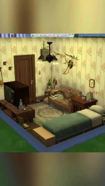 Комната как из детства в Sims 4! Стиль 90-х 💾📼 #sims4 #строительство #sims4cc #снежок смотреть онлайн