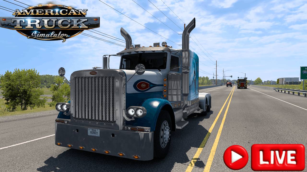 🔴 ats 1.55 IOWA Peterbilt 389 | НОВЫЕ ЗВУКИ | на руле PXN V10 !!! (+0) смотреть онлайн