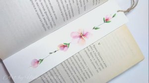 Книжная закладка своими руками / Акварельная живоись