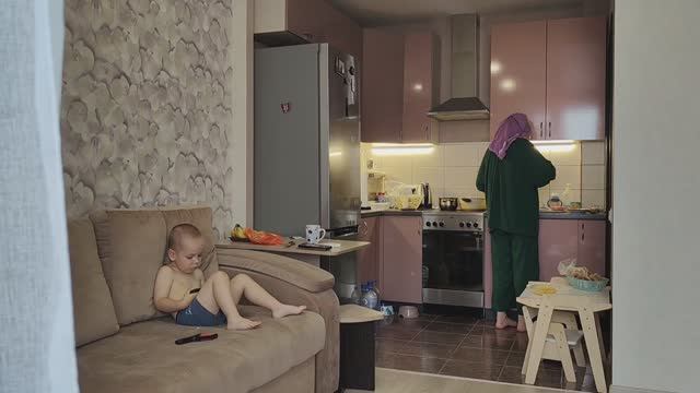 Наш обычный день без слов 🧺 Мотивация на уборку