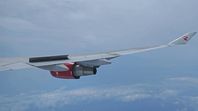 Впервые пассажиром на Боинге 747  !
