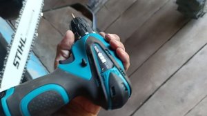 Заточки цепи бензопилы с помощью шлифовальной головки