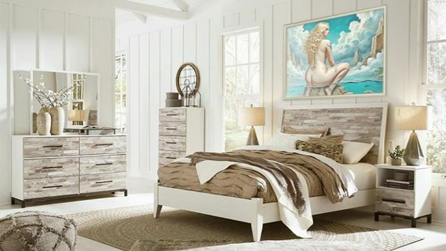 Комната с белым интерьером