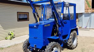 ОБЗОР САМОДЕЛЬНОГО МТЗ 82 С КУН. САМОДЕЛЬНЫЙ ТРАКТОР КЛАССИКА 4Х4 С ПОГРУЗЧИКОМ