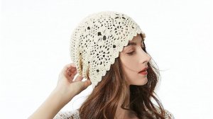 Летняя шапочка БИНИ крючком. Реплика LASAKY.