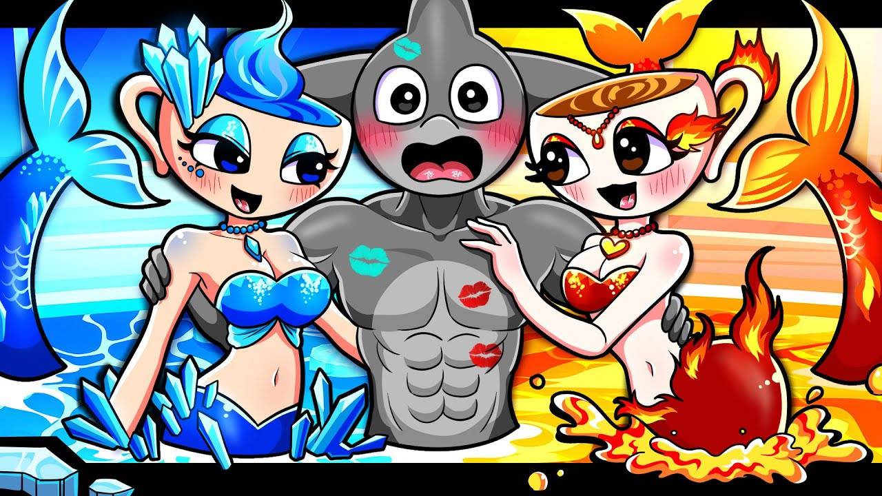 ГОРЯЧЕЕ против ПРОХЛАДНОГО! КАПУЧИНА ПРОТИВ СИНЬОРЫ? Девушки влюбляются в Тралалеро💕 | Спрунки смотреть онлайн