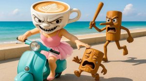 👶☠️ СПАСИТЕ МАЛЫША TUNG TUNG TUNG ОТ BALLERINA CAPPUCCINA | Ужасно смешная анимация