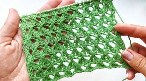 Оригинальная ажурная плетёнка спицами для вязания джемперов, летних изделий