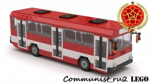Автобус ЛиАЗ 5256 из ЛЕГО (инструкция по сборке)