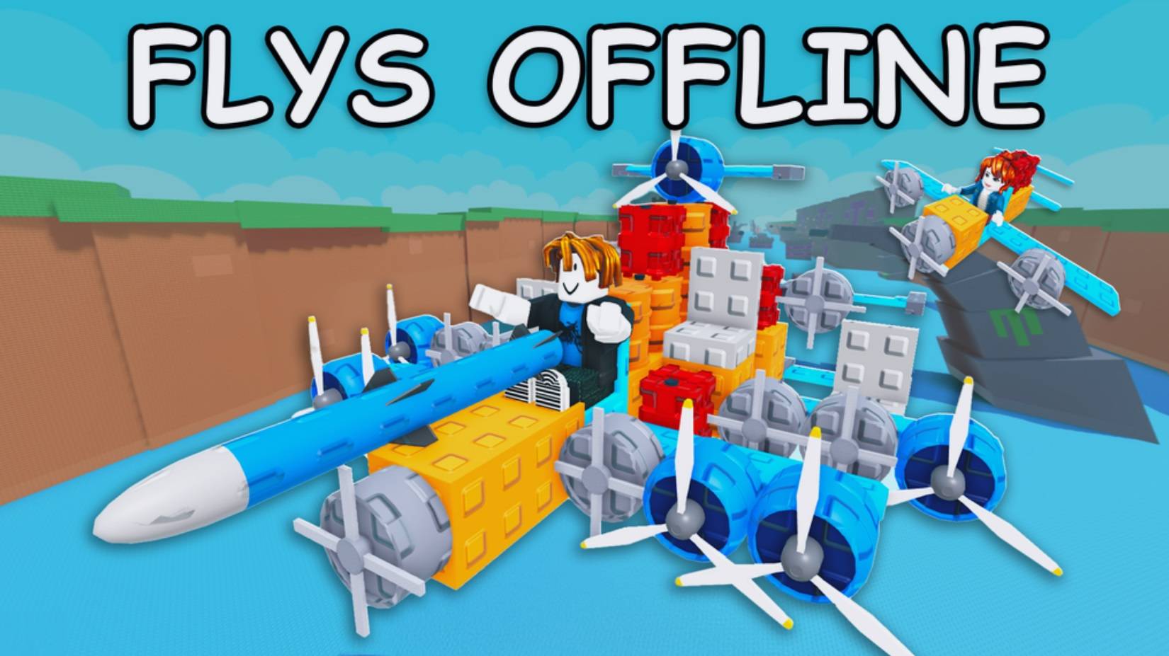 Играю в интересную игру ПОСТРОИТЬ САМОЛЕТ (Build A Plane) Roblox