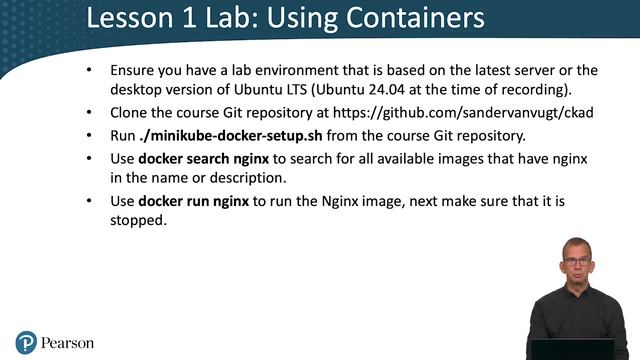 007. Lesson 1 Lab Using Containers смотреть онлайн