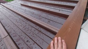 Террасная доска ДПК на балконе