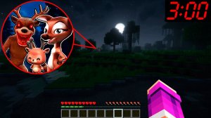 Я НАШЕЛ СЕМЬЮ ОЛЕНЯ ИЗ 99 НОЧЕЙ В ЛЕСУ В МАЙНКРАФТ!