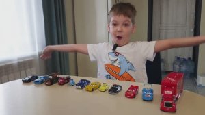 Обзор коллекции машинок из мультика "Тачки" Молния Маквин, Мэтр, Круз, Джексон Шторм и другие