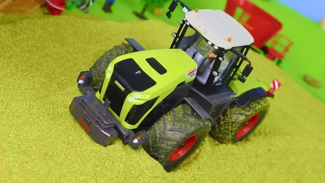 Трактор пашет на ферме, а полиция ловит нарушителя! 🚜🚔 Все машины в деле