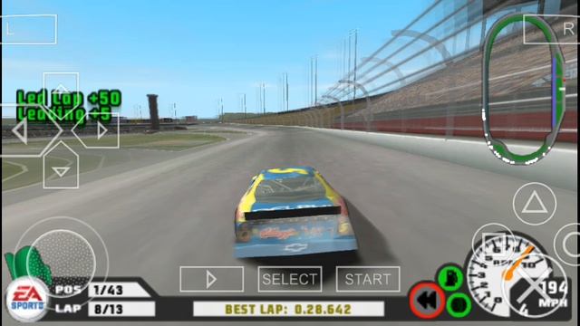 NASCAR PSP (Gameplay) PPSSPP Emulator