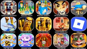 ROBBLOX ИГРА: «Cappuccino Assassino Escape», «Mr Saturday's», «Brainrot Barry’s», «Brainrot Police