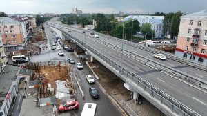 Продолжается реконструкция Октябрьского проспекта