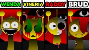 ⚠️ INCREDIBOX SPRUNKI | SPECIAL TREATMENT: WENDA, VINERIA, RADDY, BRUD! 💉