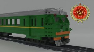 Электропоезд ЭР-2с из ЛЕГО (часть 1) (инструкция по сборке)