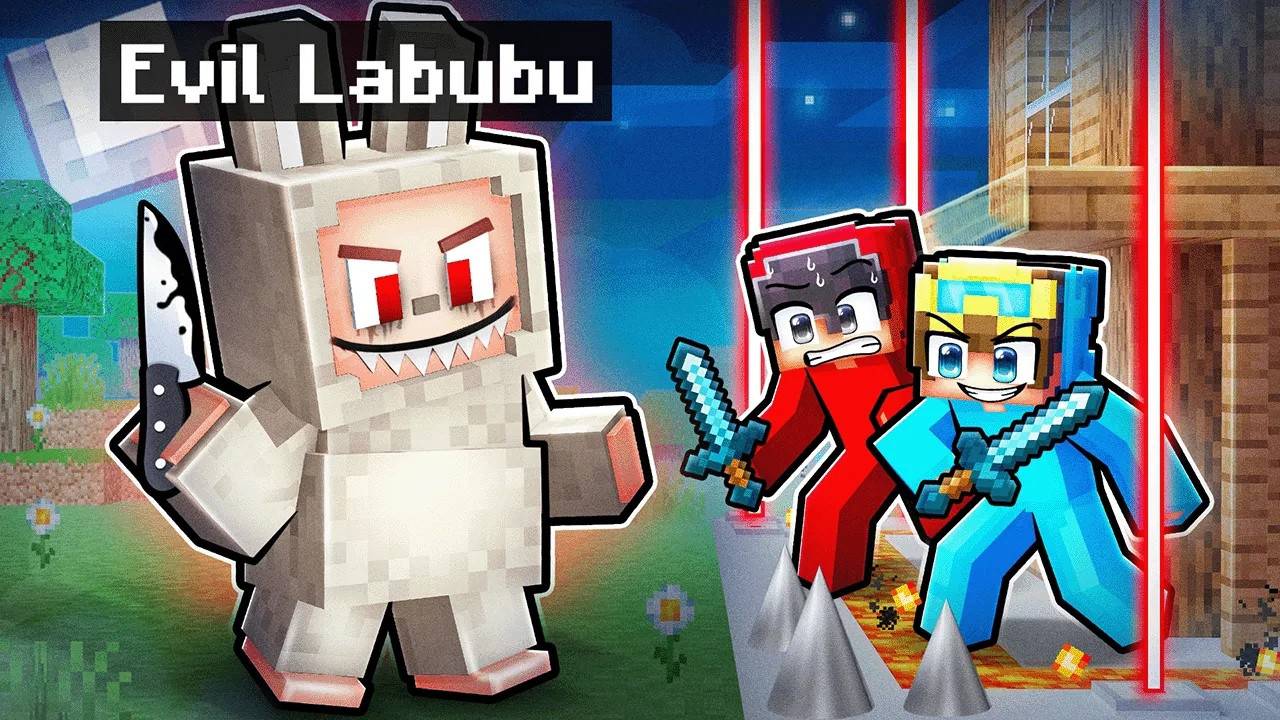 МАЙНКРАФТ ЗЛОЙ ЛАБУБУ ГИГАНТ ПРОТИВ САМЫЙ ЗАЩИЩЕННЫЙ ДОМ В MINECRAFT | Детский Ютуб